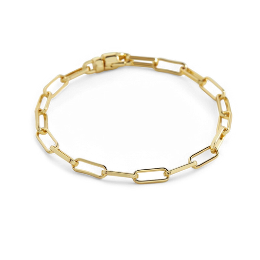 Mint & Lily Open Link Paperclip Chain Bracelet