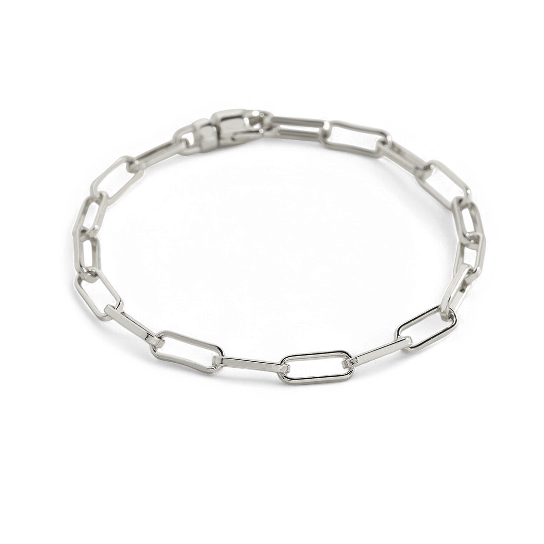 Mint & Lily Open Link Paperclip Chain Bracelet