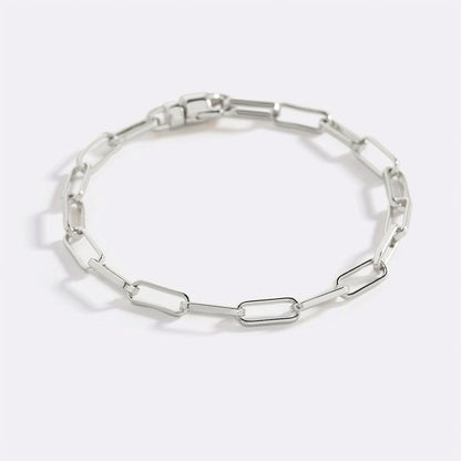 Mint & Lily Open Link Paperclip Chain Bracelet