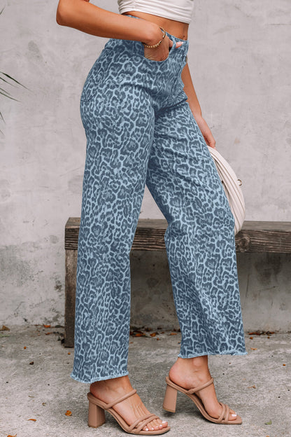 Threaded Pear Gwendolyn Leg High Waist Jeans