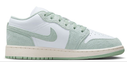 Air Jordan Grade School Retro 1 Low Se Gs 'White Seafoam' Sneakers