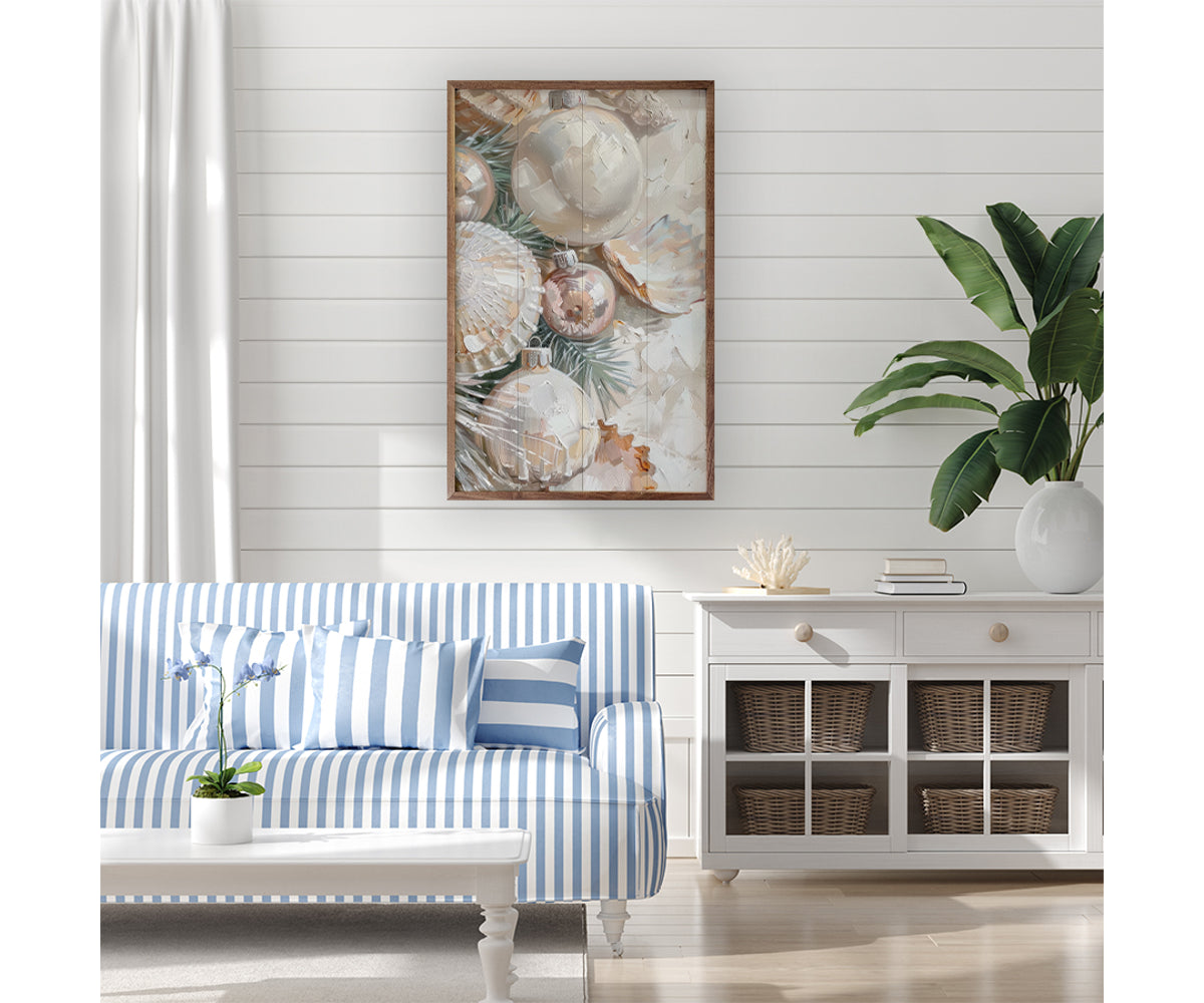 Kendrick Home Christmas Shells II By Petals Prints Design