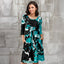 Black and Turquoise