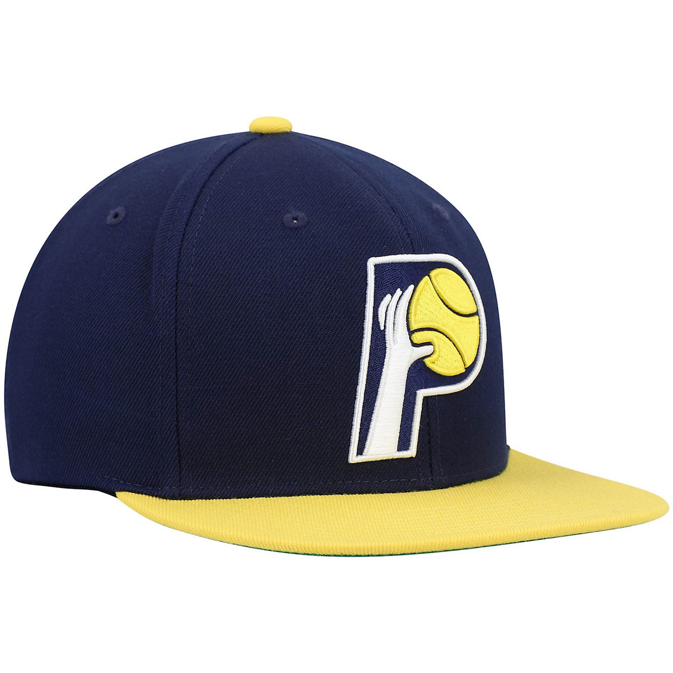 Men's Mitchell & Ness NBA Team 2 Tone 2.0 Snapback Hwc Pacers
