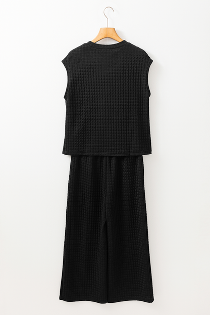 Threaded Pear Samira Textured Knit Set