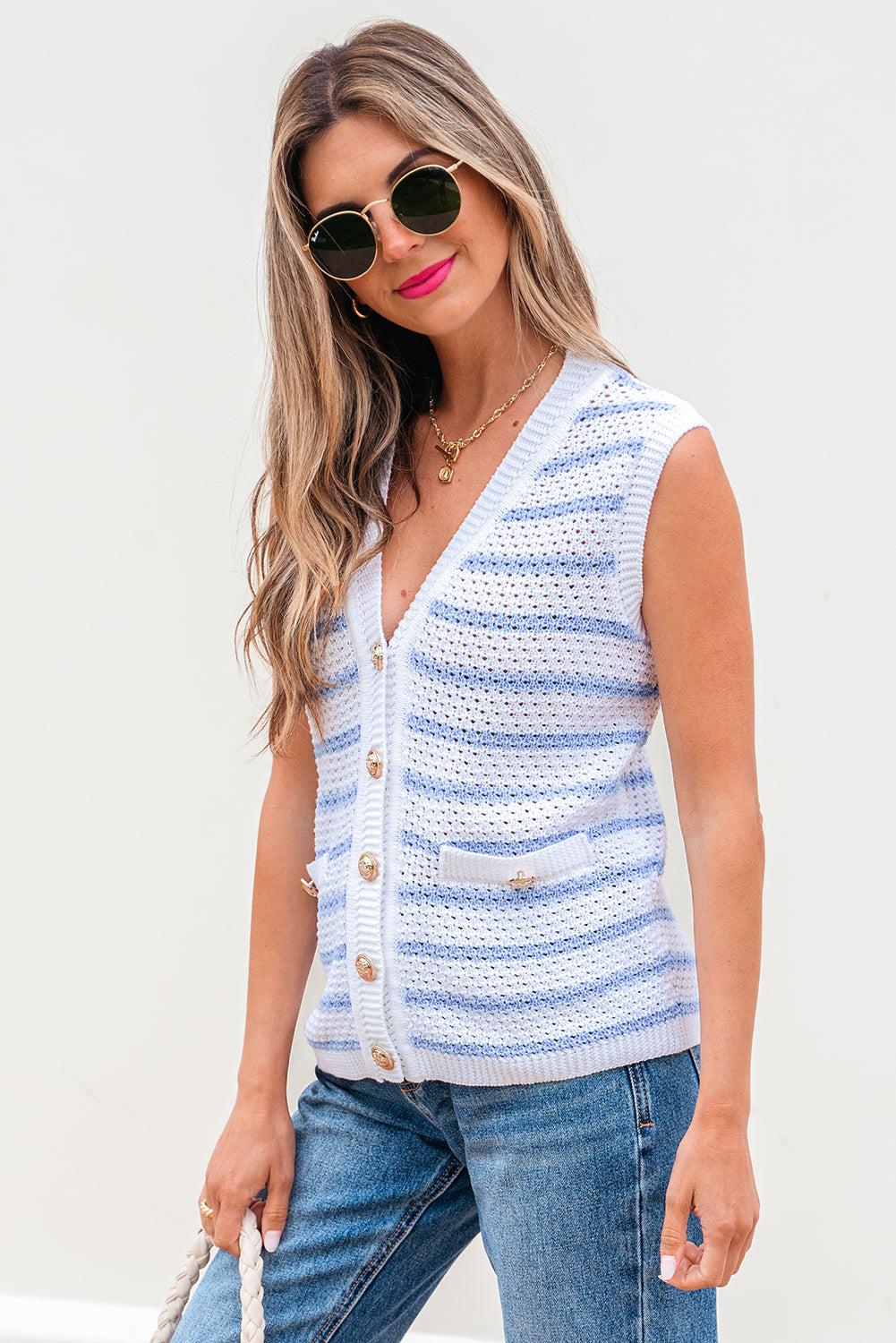 Sky Blue Stripe-
