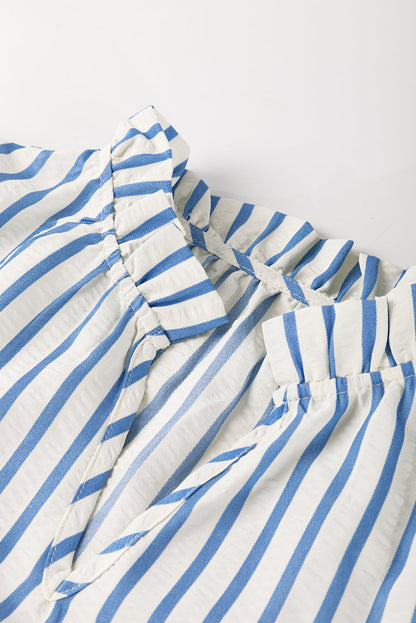 Threaded Pear Phoenix Notched Shift Mini Dress