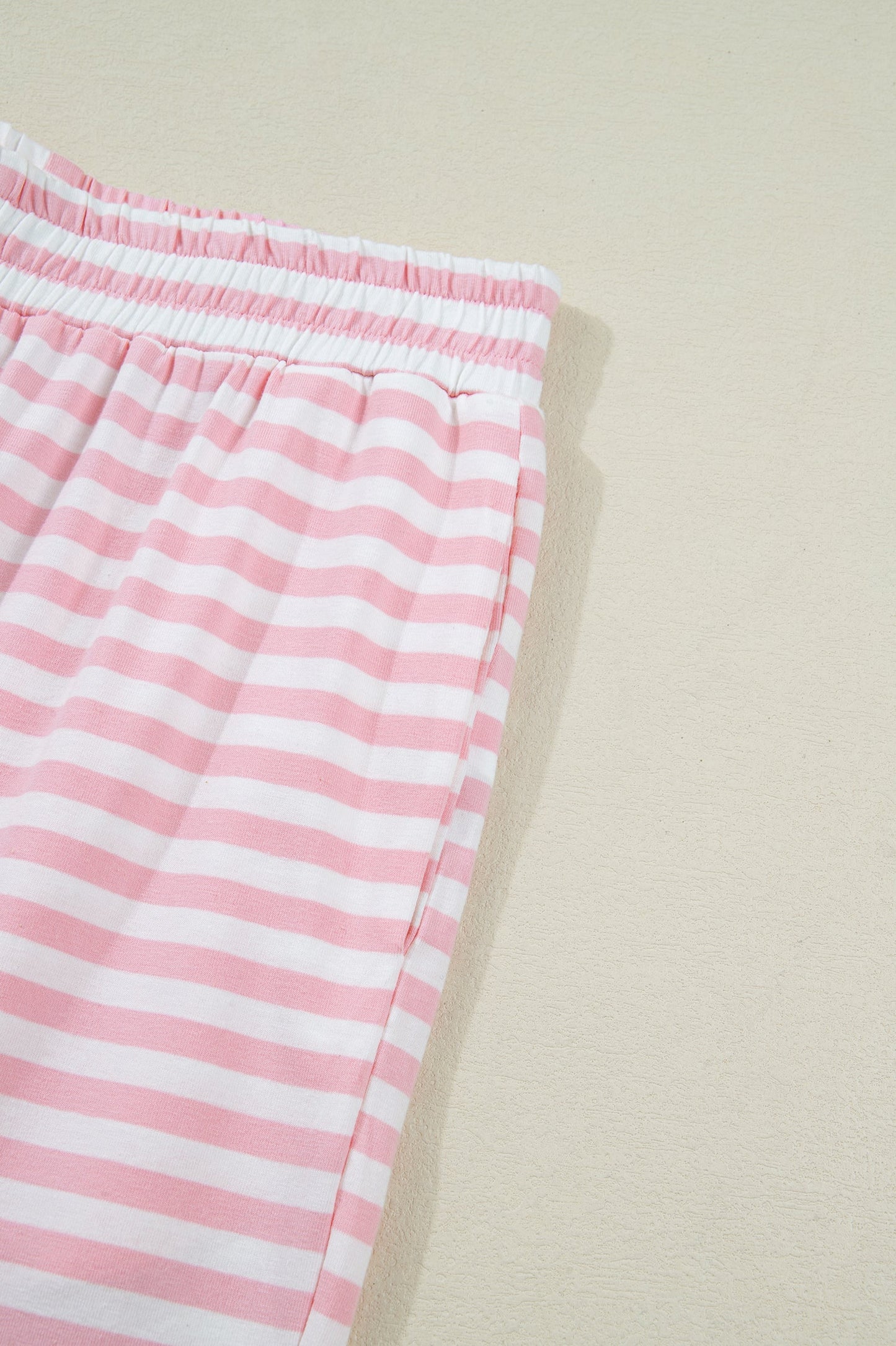 Threaded Pear Amber Stripe Drop Shoulder Set