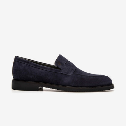 Navy Suede-