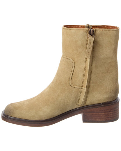 KHAKI SUEDE GREEN-