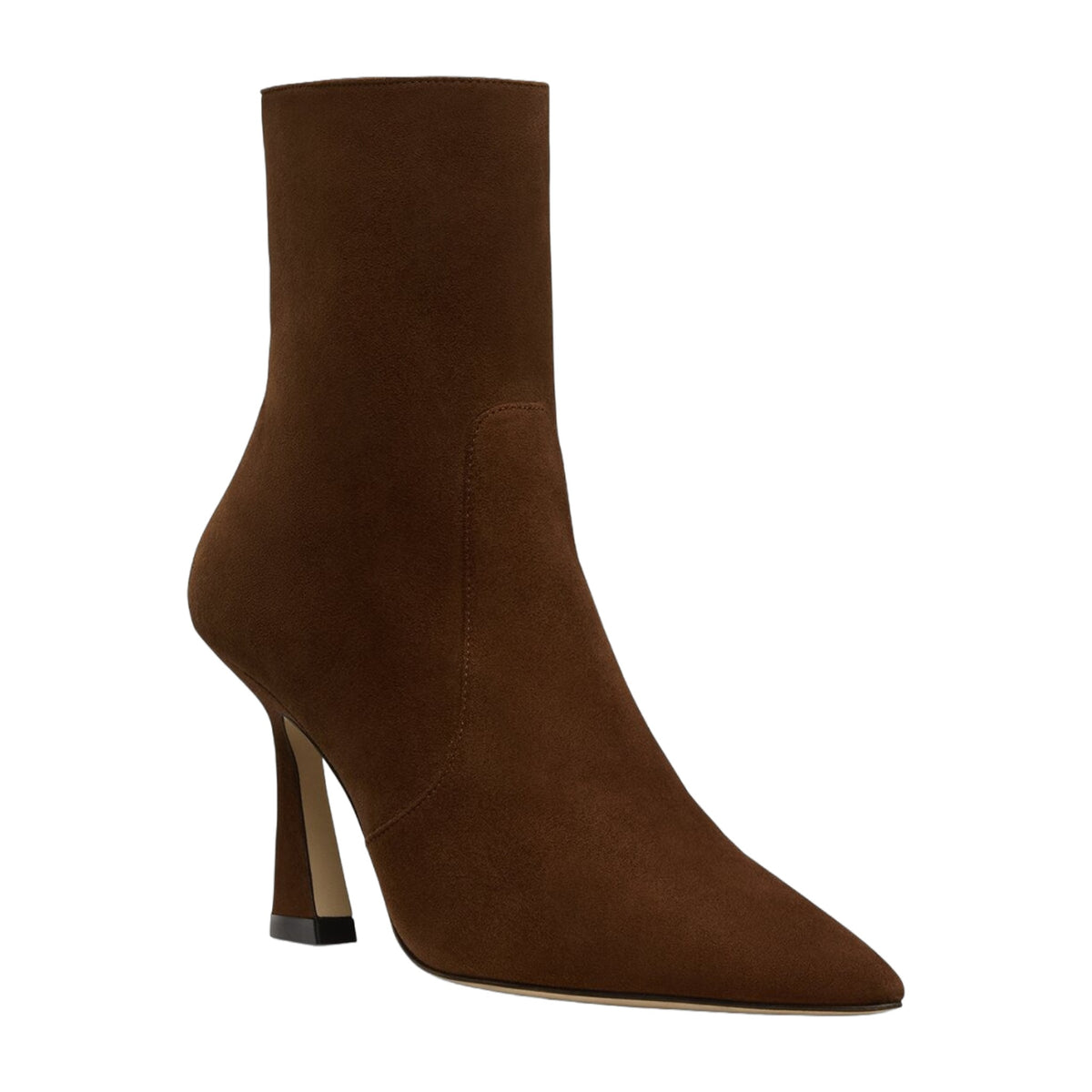 Stuart Weitzman Vinnie Zip Suede Bootie 85