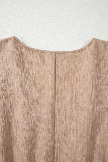 Threaded Pear Kaylee Ruffled Short Sleeve PLUS Dress