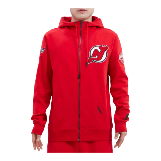 Pro Standard NHL New Jersey Devils Classic Zip-Up Men's Hoodie