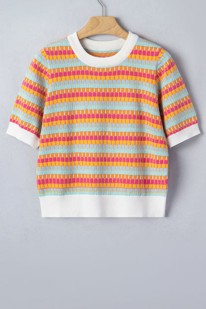 Bellamy Knit Short Sleeve Sweater