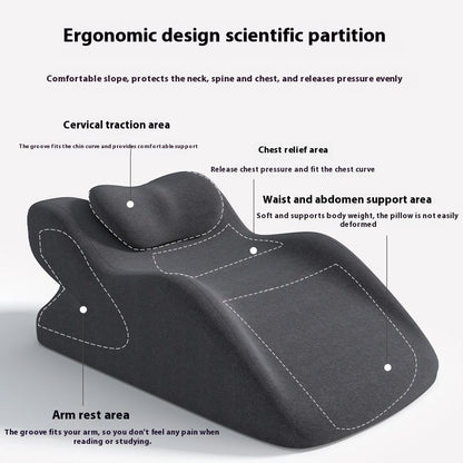 Memory Foam Ergonomic Pillow – Decompression & Lower Limb Support