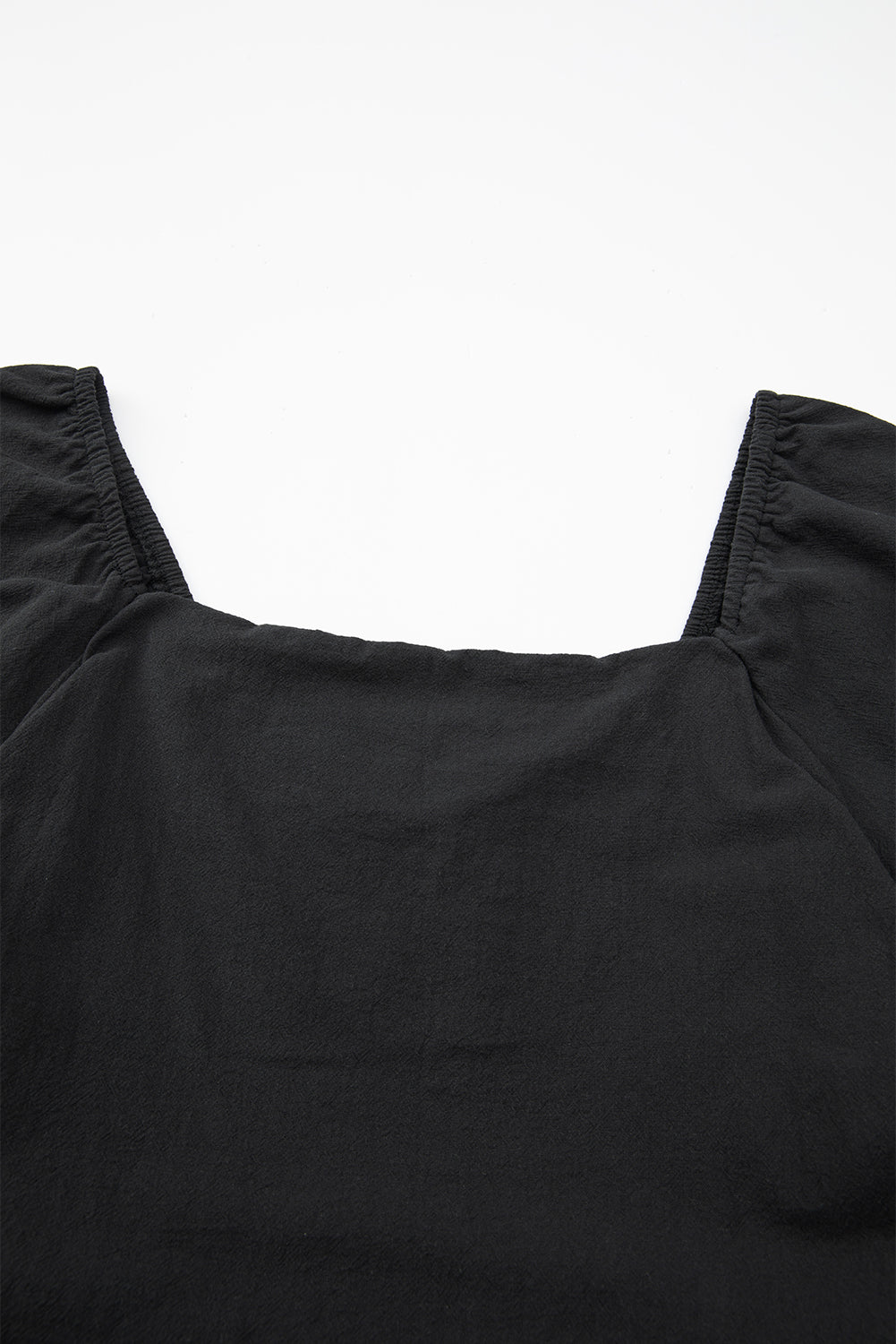 Threaded Pear Malaysia Ruched Puff Sleeve Romper