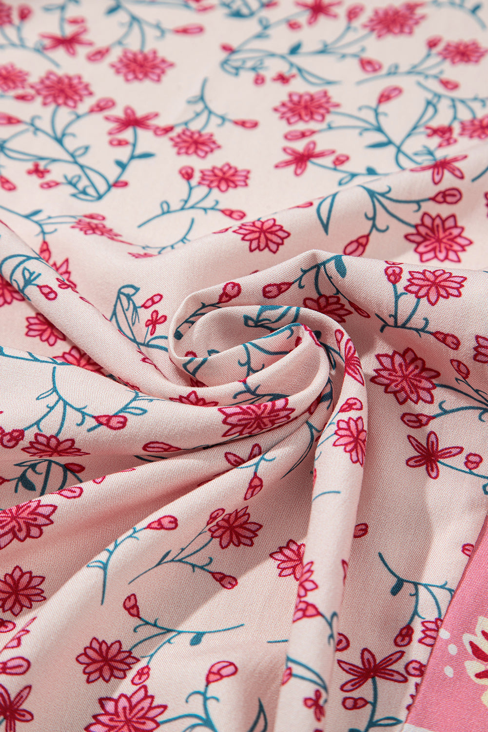 Threaded Pear Adalee Printed Puff Sleeve Shirt