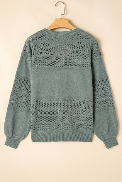 Threaded Pear Avery Detail Drop Shoulder Sweater