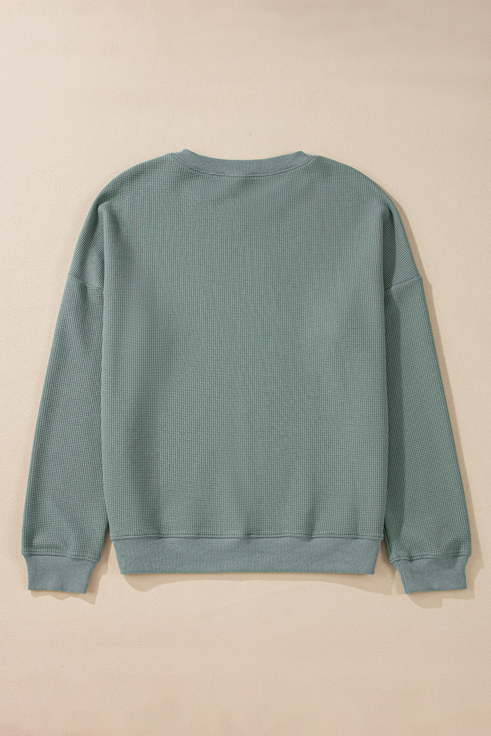 Threaded Pear Halo Knit Drop Shoulder Top