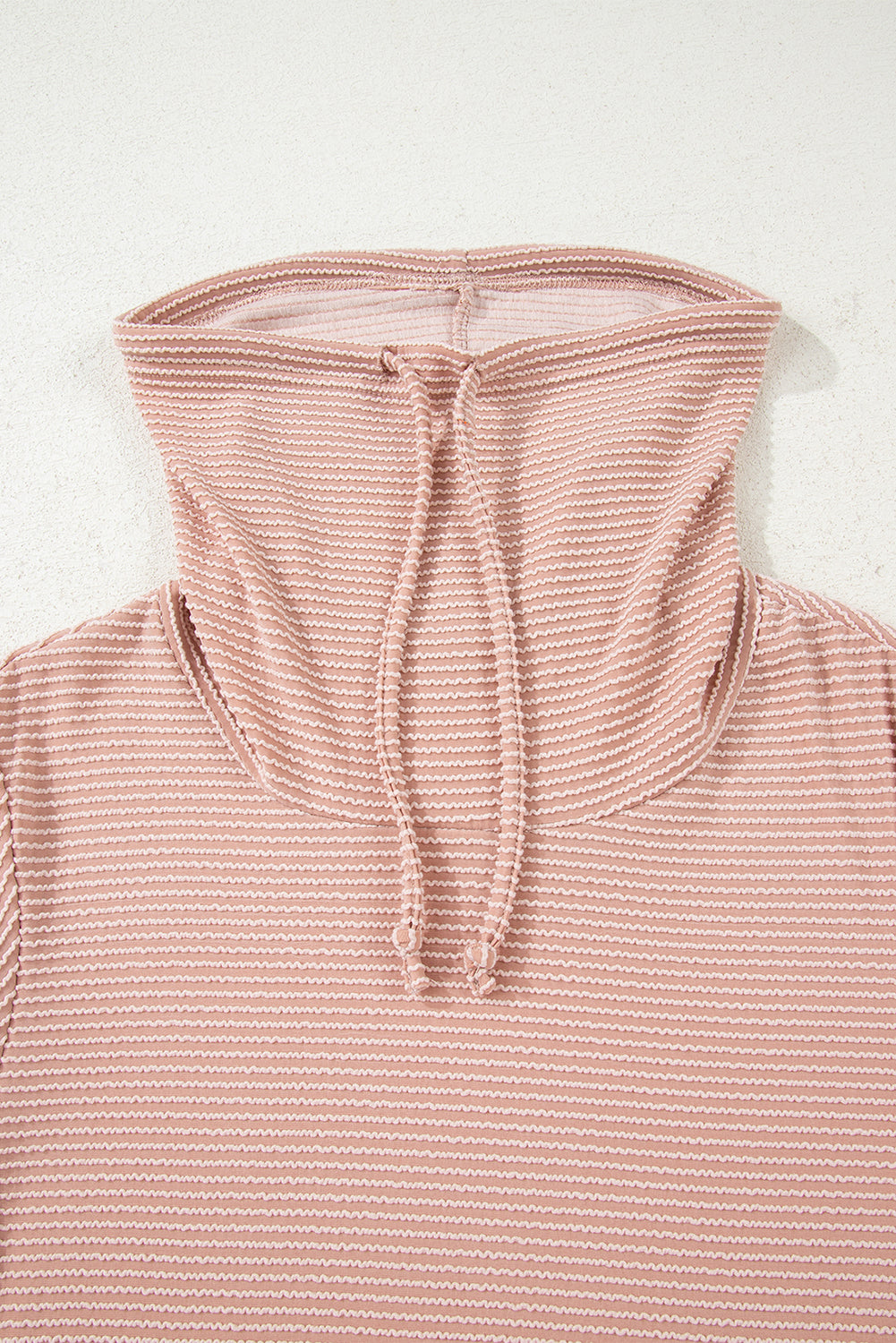 Threaded Pear Mariam Drawstring Cowl Knit Top