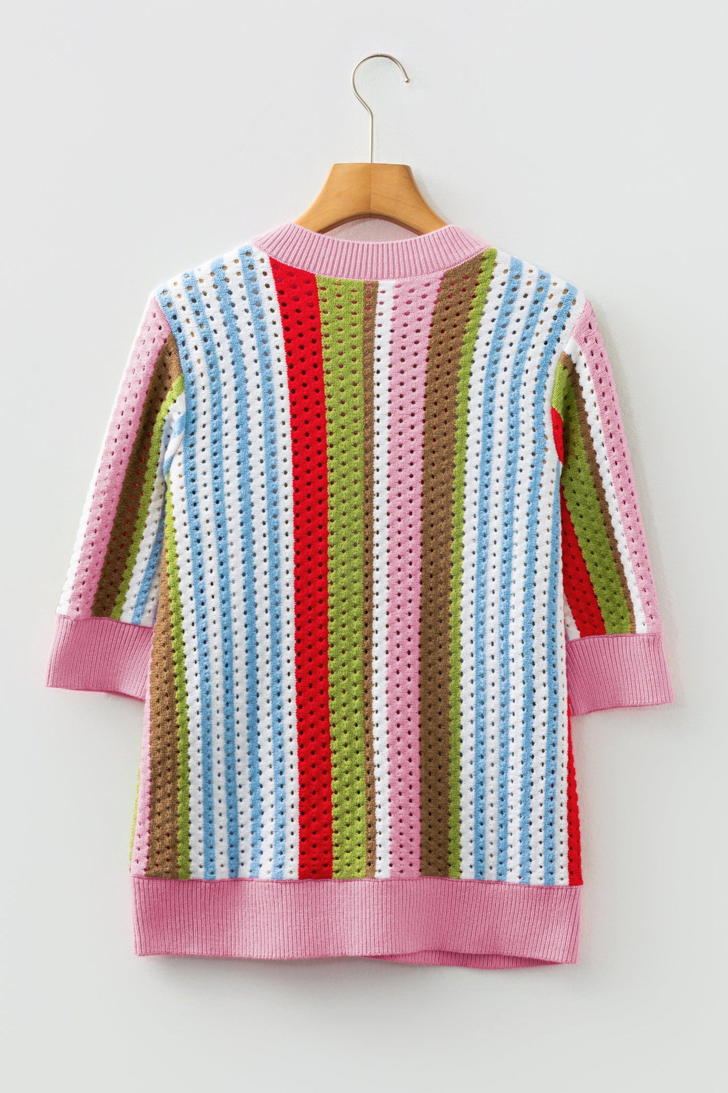 Threaded Pear Alora Knit Short Sleeve Sweater