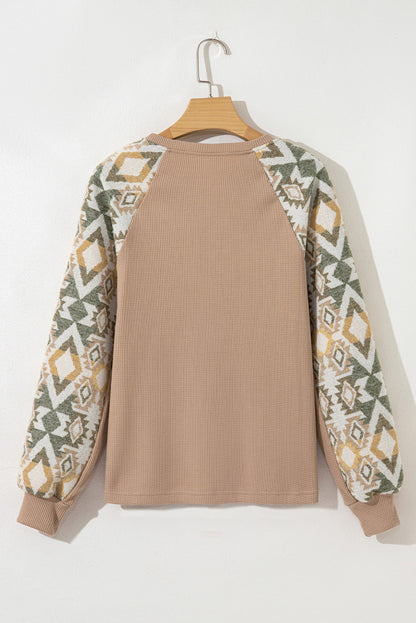 Threaded Pear Bella Raglan Sleeve Knit Top