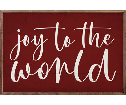 Kendrick Home White Joy To The World Red