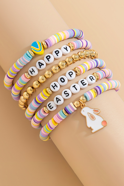 Kylee Beaded Elastic Layer Bracelet