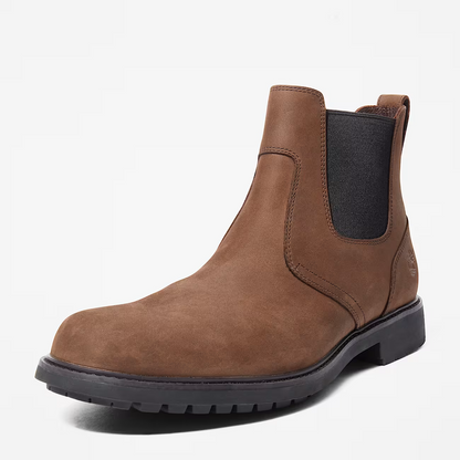 Timberland Stormbucks Waterproof Chelsea Men's Boots — Brown Leather