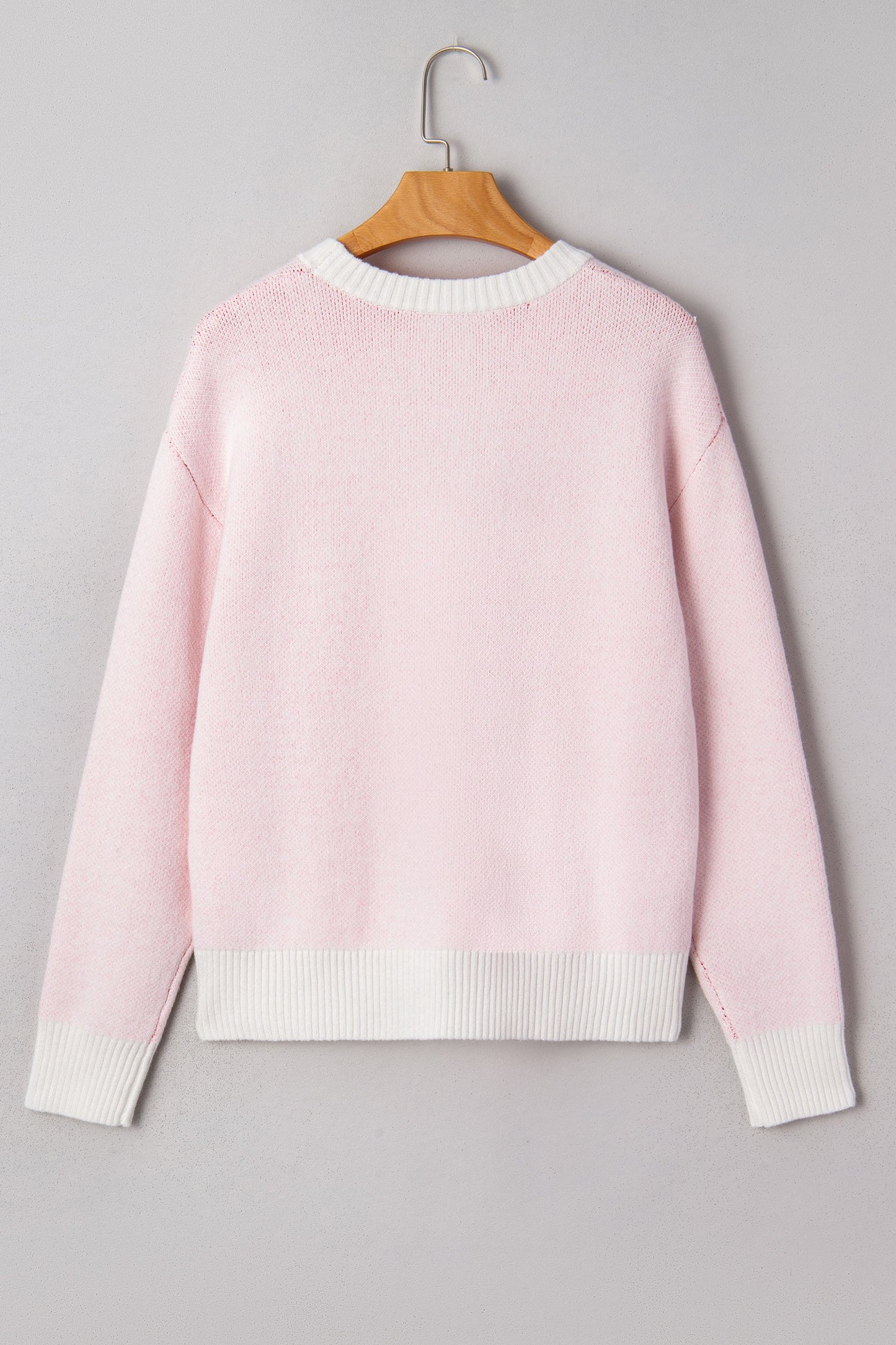 Threaded Pear Nevaeh Pattern Drop Shoulder Sweater