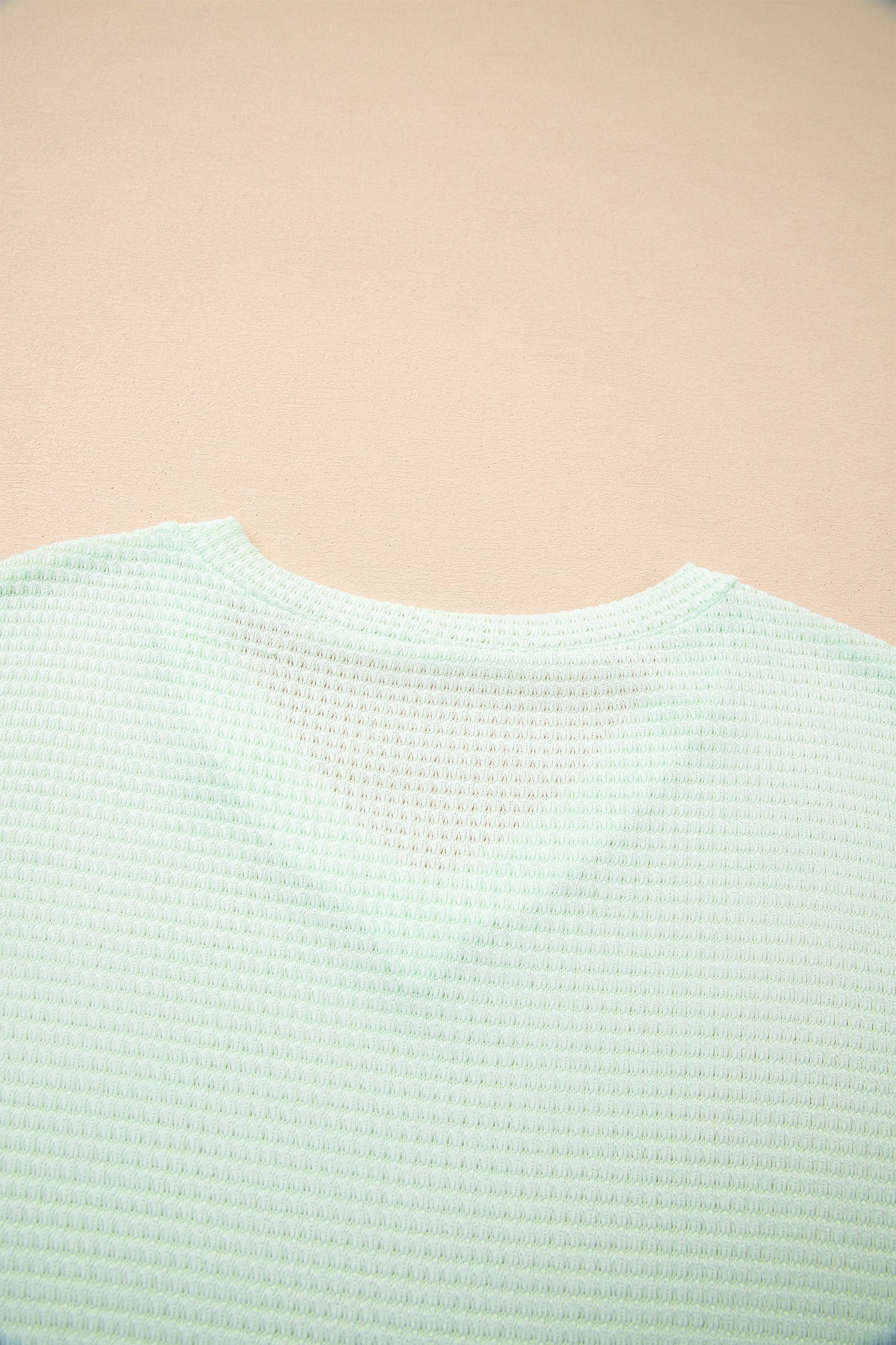 Threaded Pear Willow Short Sleeve Knit Top