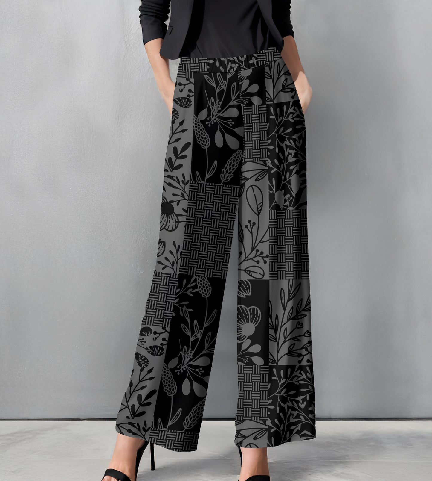 Grey and Black-