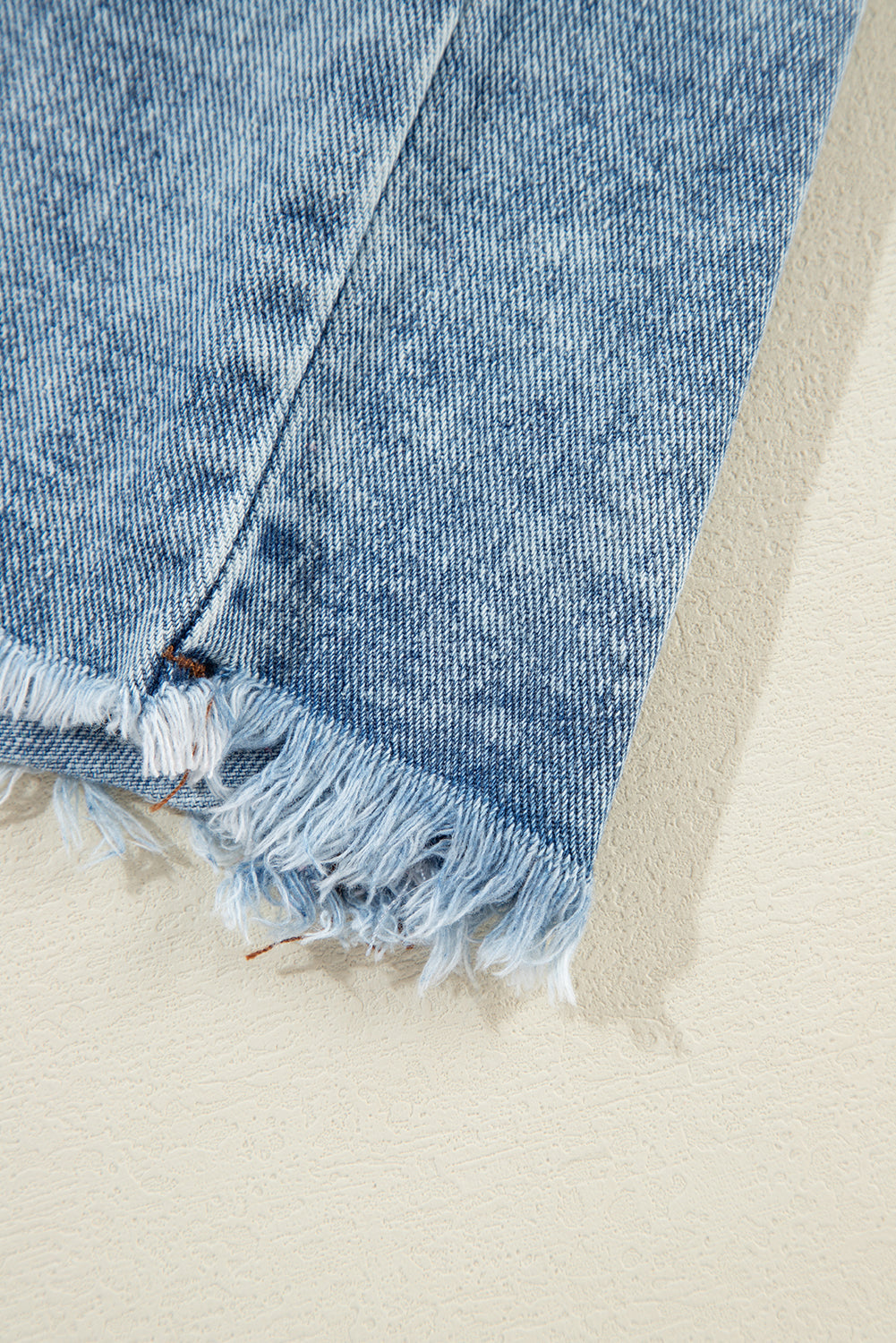 Threaded Pear Olivia Hooded Raw Hem Jacket