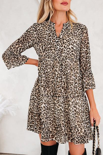 Threaded Pear Gwenhara 4 Sleeve Swing Dress