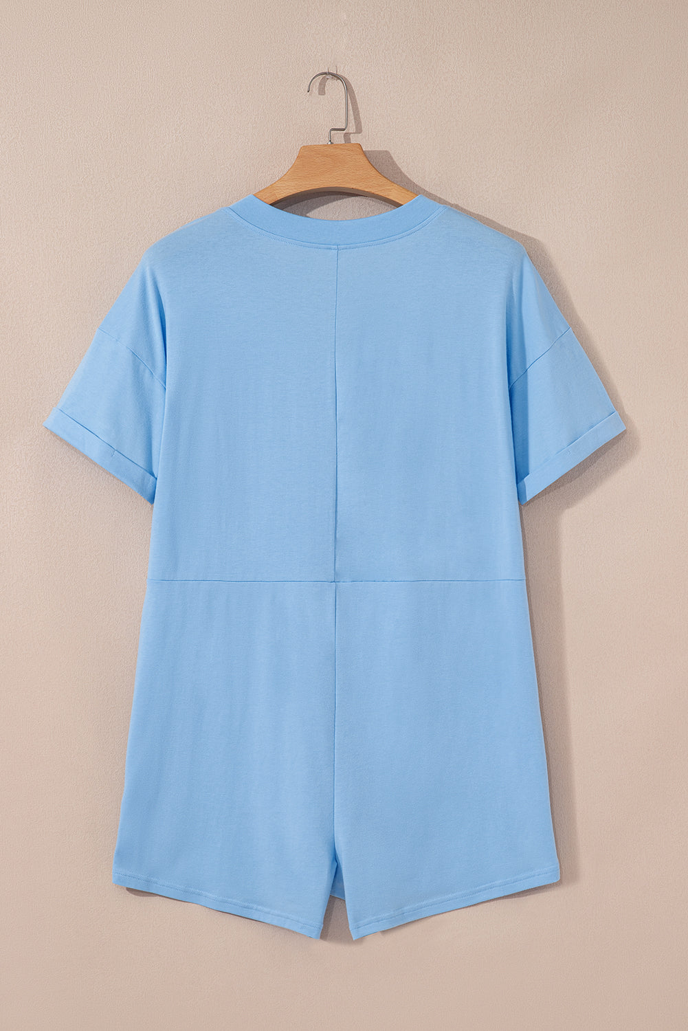 Threaded Pear Zara Half Sleeve Knit Romper