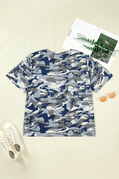 Threaded Pear Brooklynn Print Short Sleeve PLUS Tee
