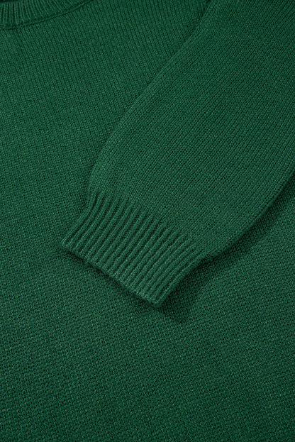 Threaded Pear Eleanor Evergreen Raglan Sleeve Sweater