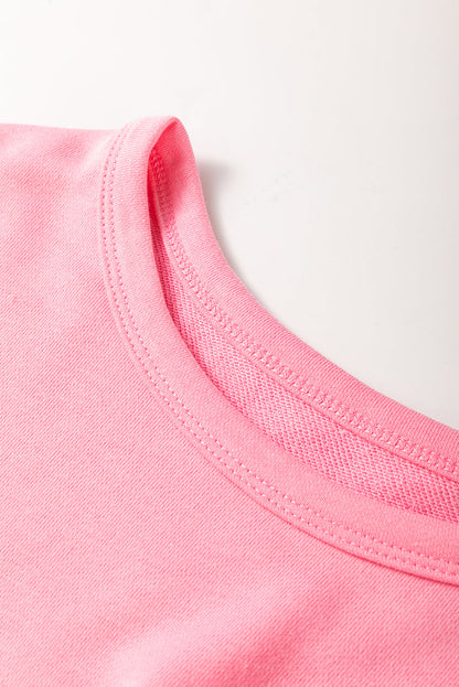 Threaded Pear Daniella Color Patchwork Pullover Top