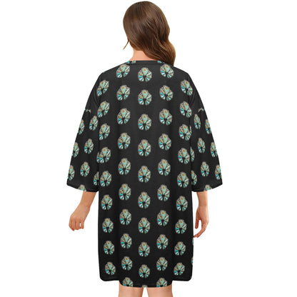 Baha Ranch Turquoise Naja Oversized Sleep Shirt