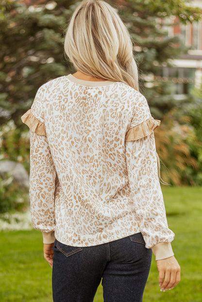Threaded Pear Aimee Detail Ribbed Trim Sweatshirt