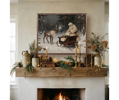 Kendrick Home Santa's Sleigh In The Timber