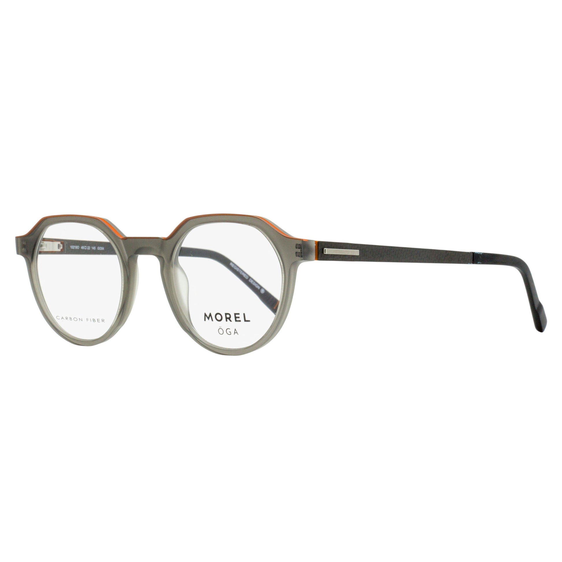 Transparent Gray/Orange-
