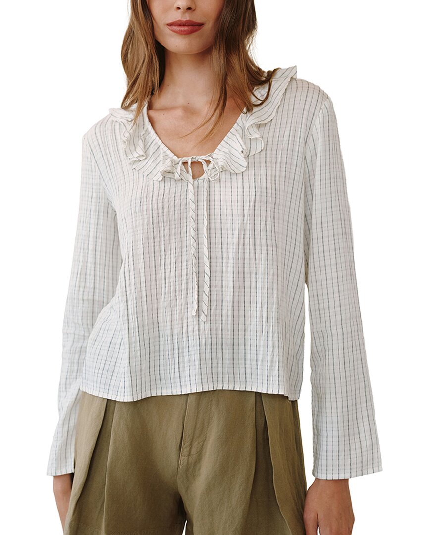 ECBLK-ECRU/BLACK PINSTRIPE-