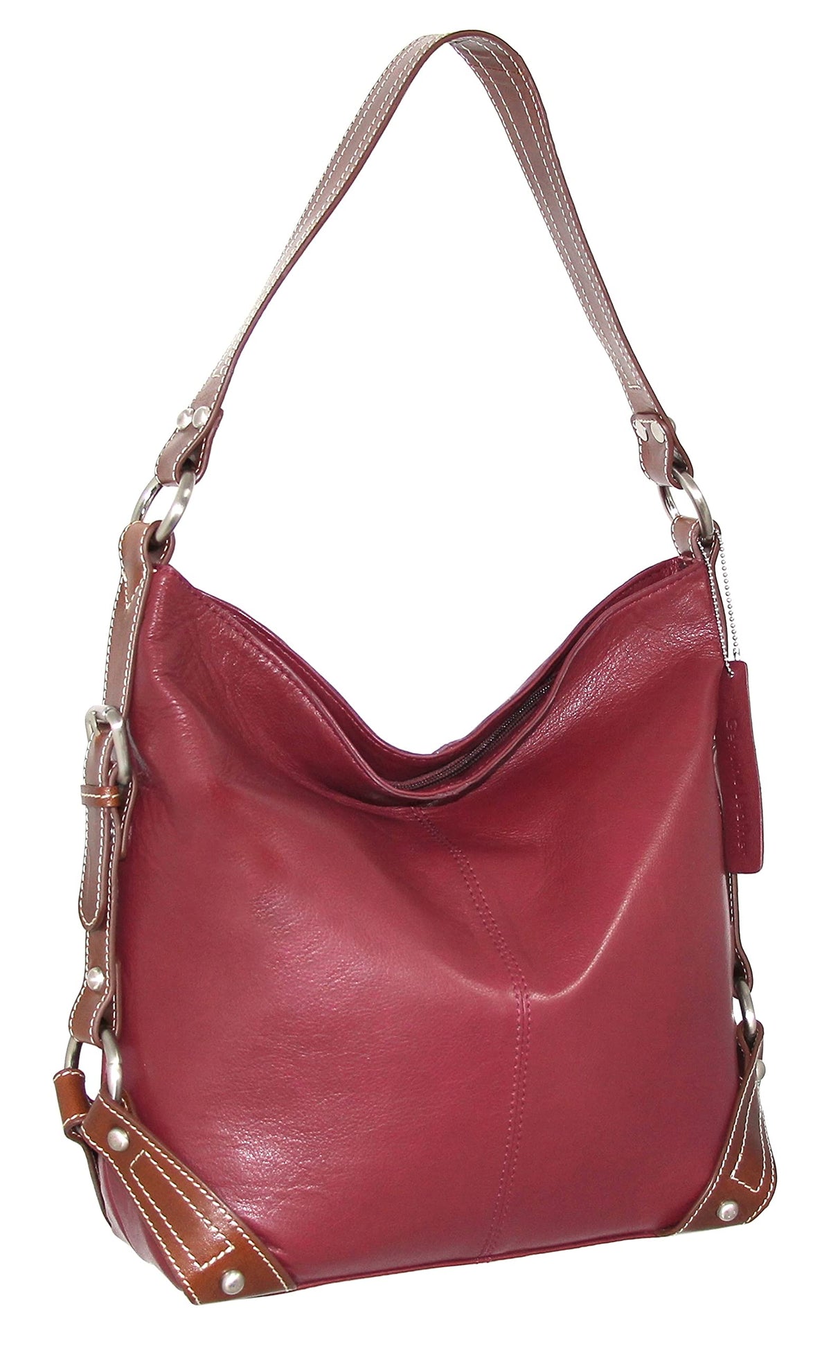 Nino Bossi Moda Milano Hobo - Cabernet