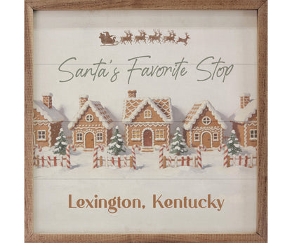 Kendrick Home Santa's Favorite Stop Personalized