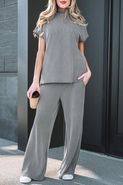 Threaded Pear Guinevere Ribbed High Loose Tee