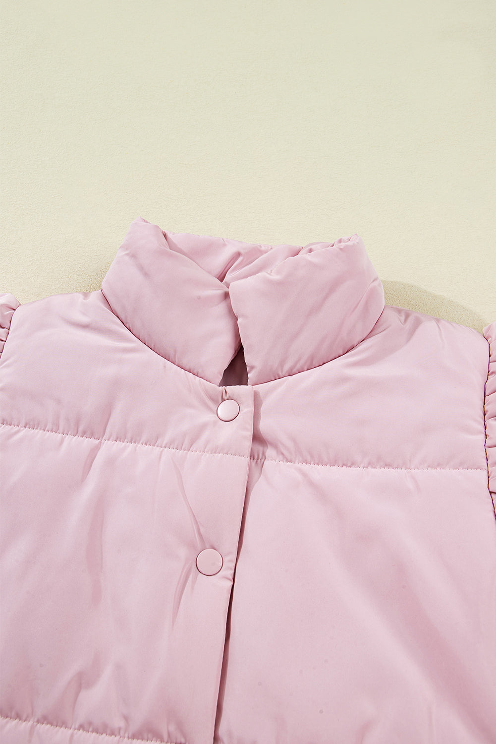 Threaded Pear Ava Sleeve Snap Puffer Vest