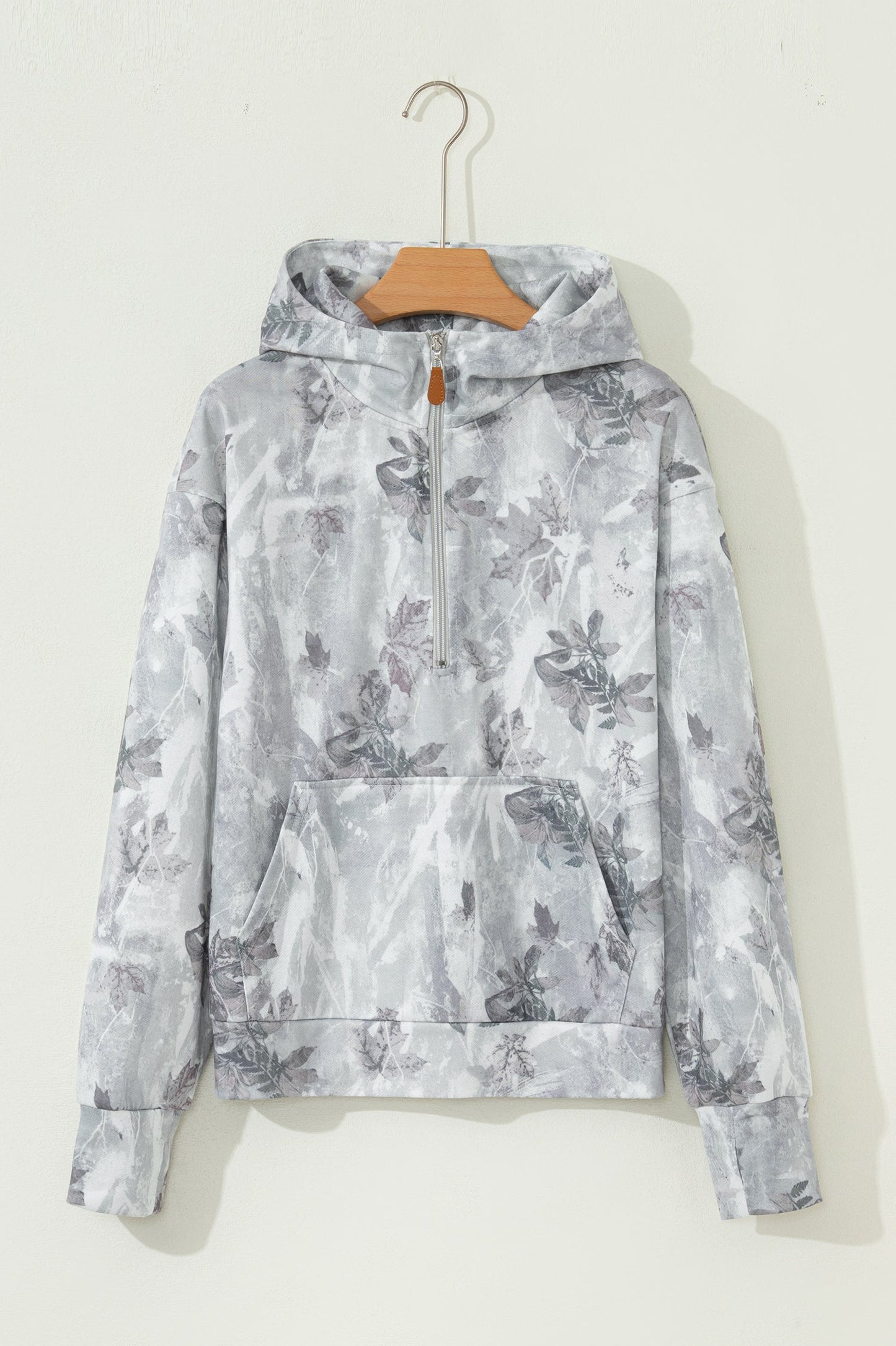 Threaded Pear Sariyah Kangaroo Quarter Zip Hoodie