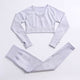 Gray longsleeved pantsuit