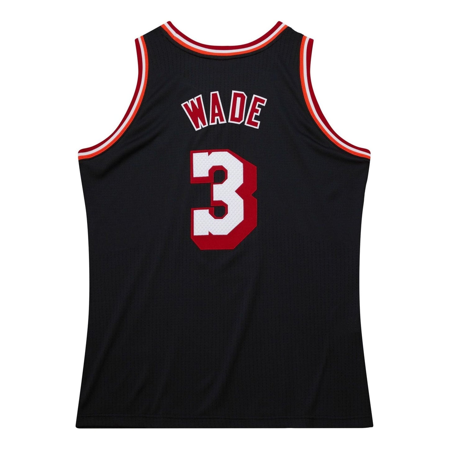 Men's Mitchell & Ness Dark Hwc Jersey Heat 2013 Dwyane Wade